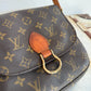 Pre-owned Authentic Louis Vuitton Saint Cloud MM Monogram Shoulder / Crossbody Bag