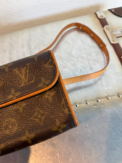 Pre-owned Authentic Louis Vuitton Monogram Florentine Waist Bag
