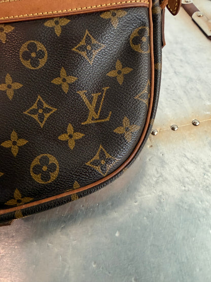 Pre-owned Authentic Louis Vuitton Jeune Fille MM Monogram Crossbody Bag