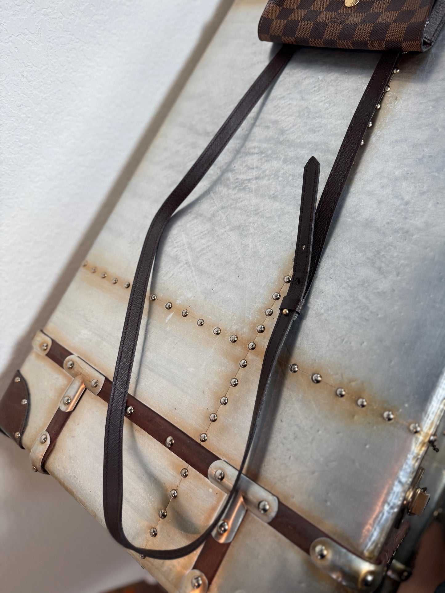 Pre-owned Authentic Louis Vuitton Pimlico Damier Ebene Shoulder / Crossbody Bag