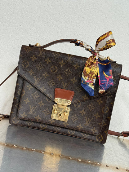 Pre-owned Authentic Louis Vuitton Monceau 28 Monogram Shoulder / Crossbody Bag