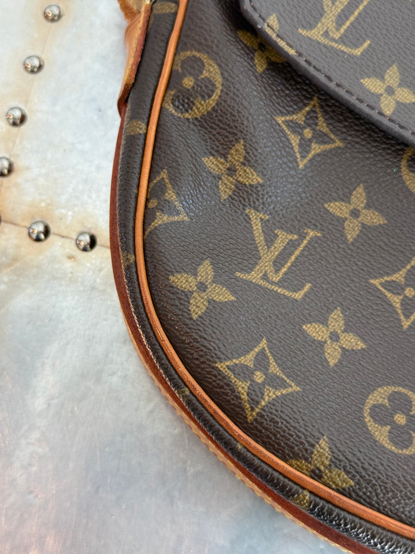 Pre-owned Authentic Louis Vuitton Jeune Fille MM Monogram Crossbody Bag
