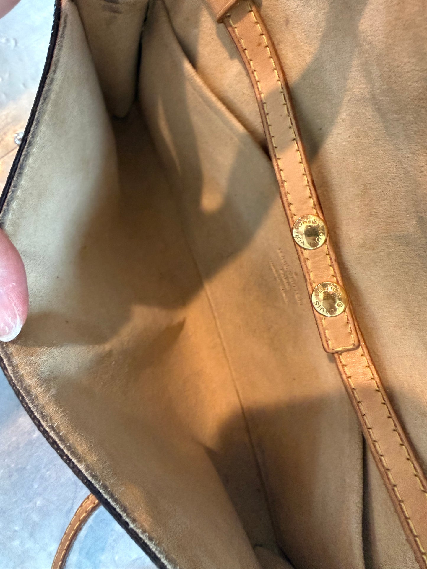 Pre-owned Authentic Louis Vuitton Pochette Twin GM Monogram Shoulder Bag