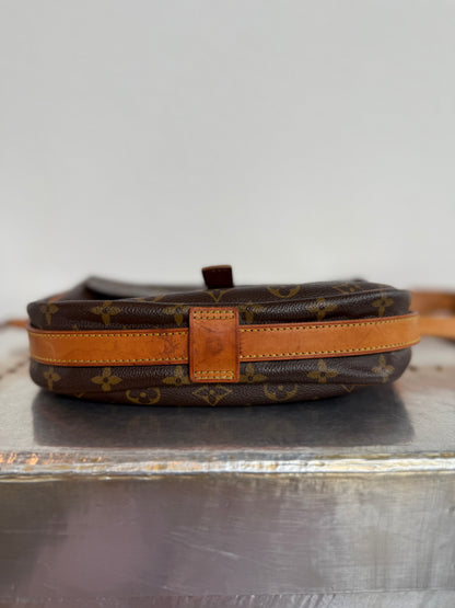 Pre-owned Authentic Louis Vuitton Jeune Fille GM Monogram Crossbody Bag