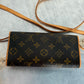 Pre-owned Authentic Louis Vuitton Pochette Twin MM Monogram Shoulder Bag