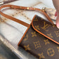 Pre-owned Authentic Louis Vuitton Monogram Florentine Waist Bag