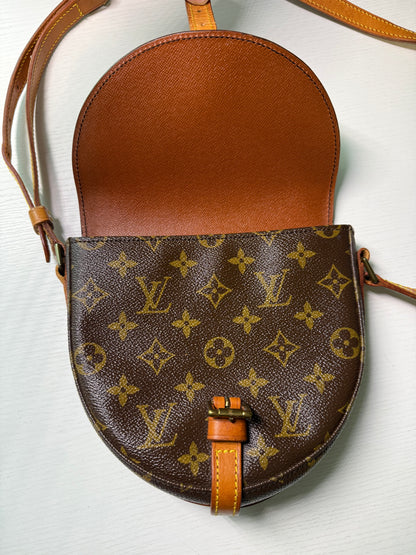 Pre-owned Authentic Louis Vuitton Chantilly PM Monogram Crossbody Bag