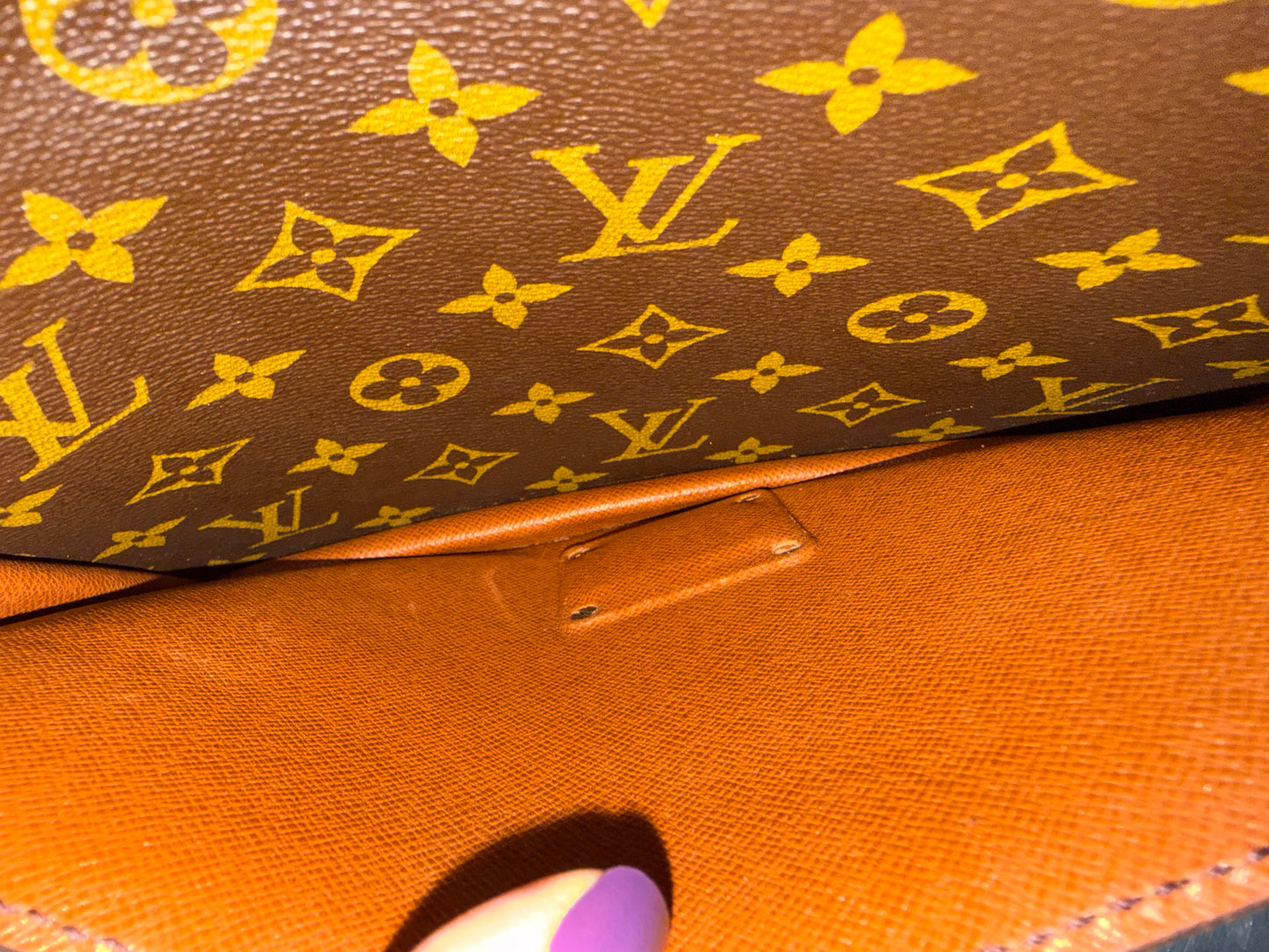 Pre-owned Authentic Louis Vuitton Monceau 28 Monogram Shoulder / Crossbody Bag