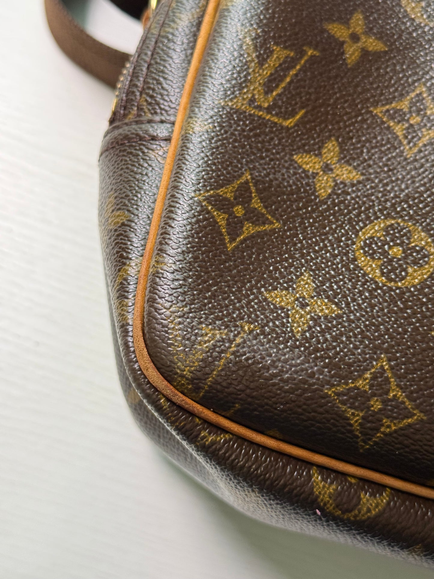 Pre-owned Authentic Louis Vuitton Reporter PM Monogram Shoulder / Crossbody Bag
