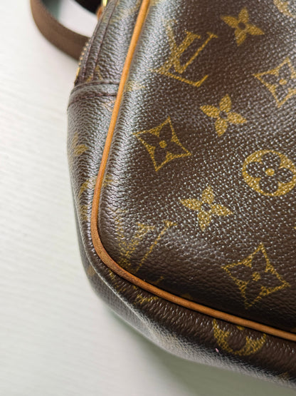 Pre-owned Authentic Louis Vuitton Reporter PM Monogram Shoulder / Crossbody Bag