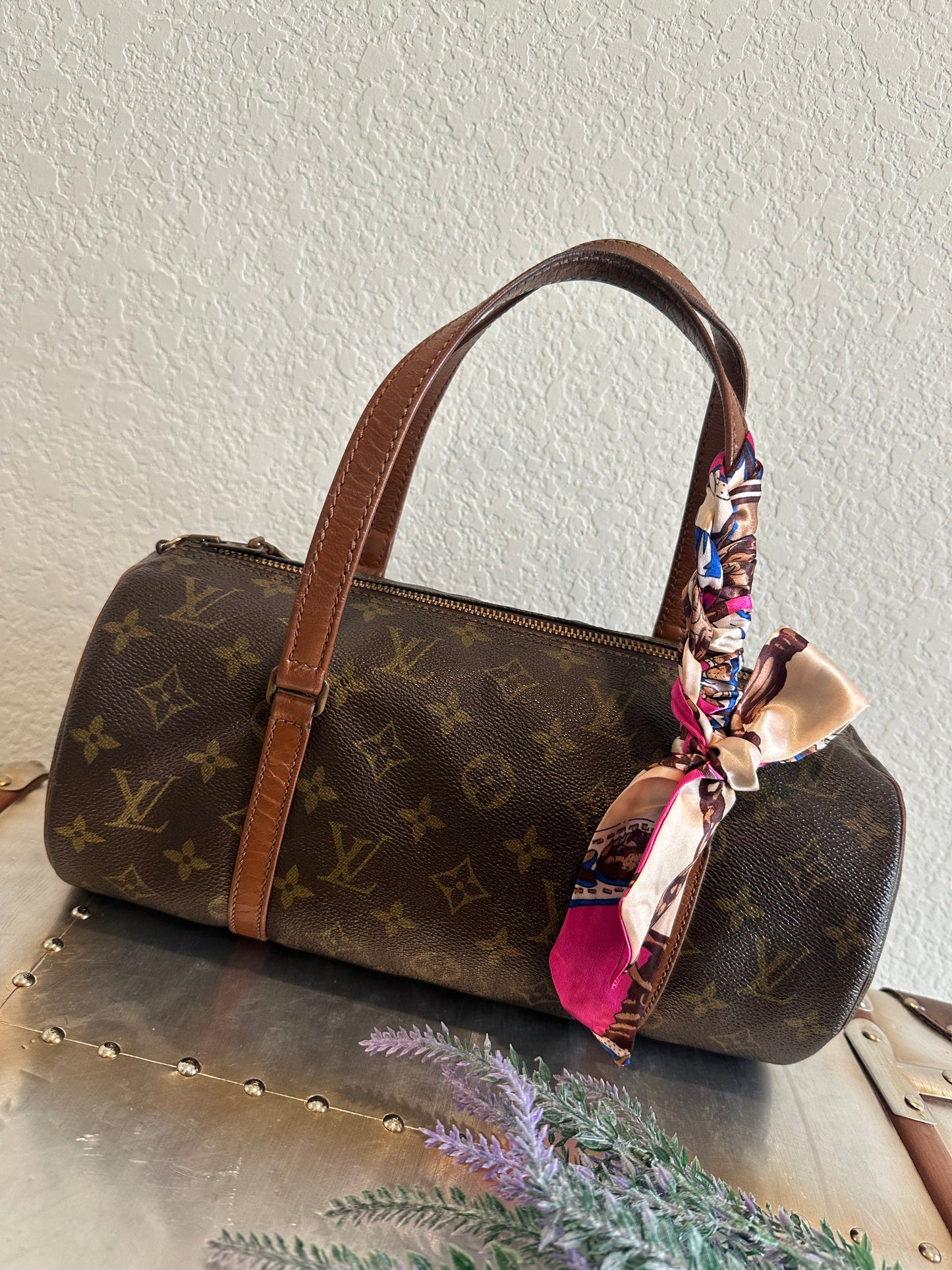 Pre-owned Authentic Louis Vuitton Papillon 26 Monogram Handbag