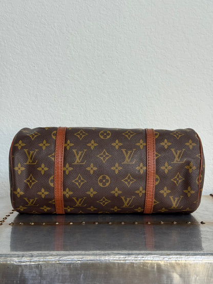 Pre-owned Vintage Authentic Louis Vuitton Papillon 30 Monogram Handbag
