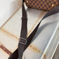Pre-owned Authentic Louis Vuitton Naviglio Damier Ebene Crossbody Bag
