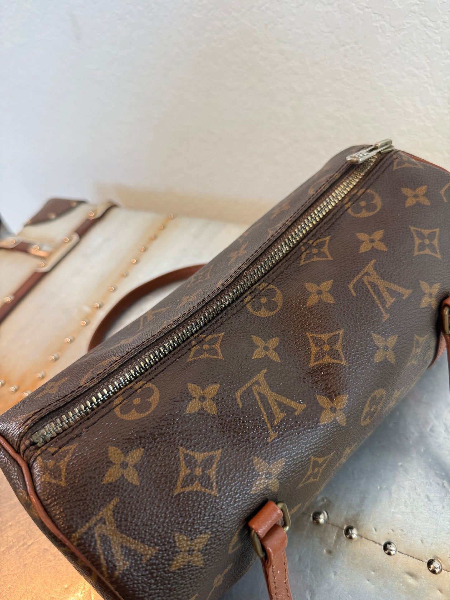 Pre-owned Vintage Authentic Louis Vuitton Papillon 26 Monogram Handbag