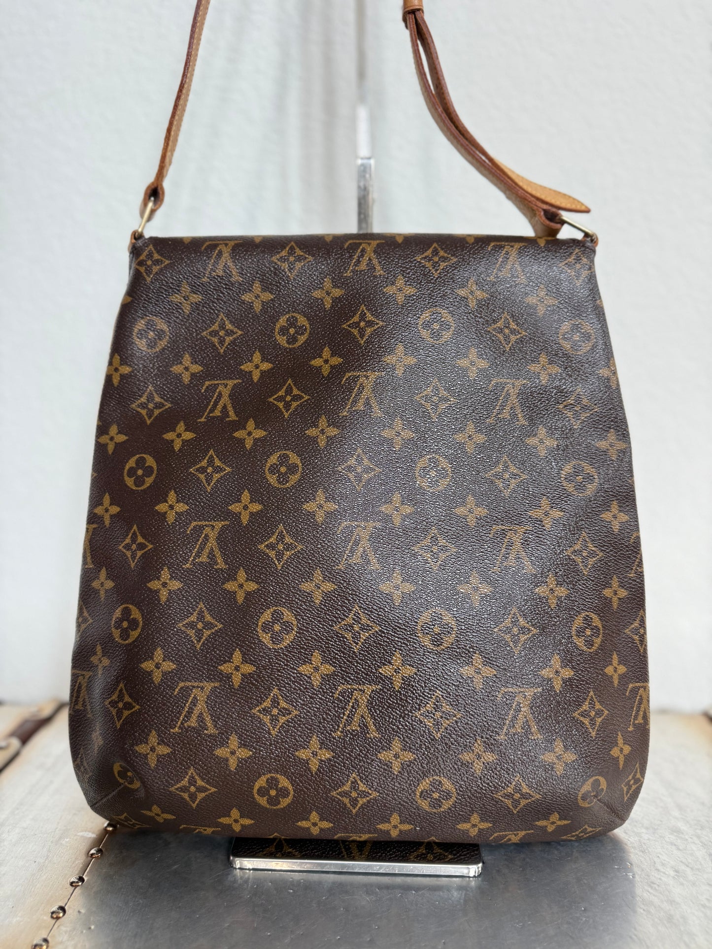 Pre-owned Authentic Louis Vuitton Musette Salsa GM Monogram Shoulder / Crossbody Bag
