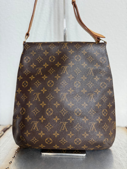 Pre-owned Authentic Louis Vuitton Musette Salsa GM Monogram Shoulder / Crossbody Bag