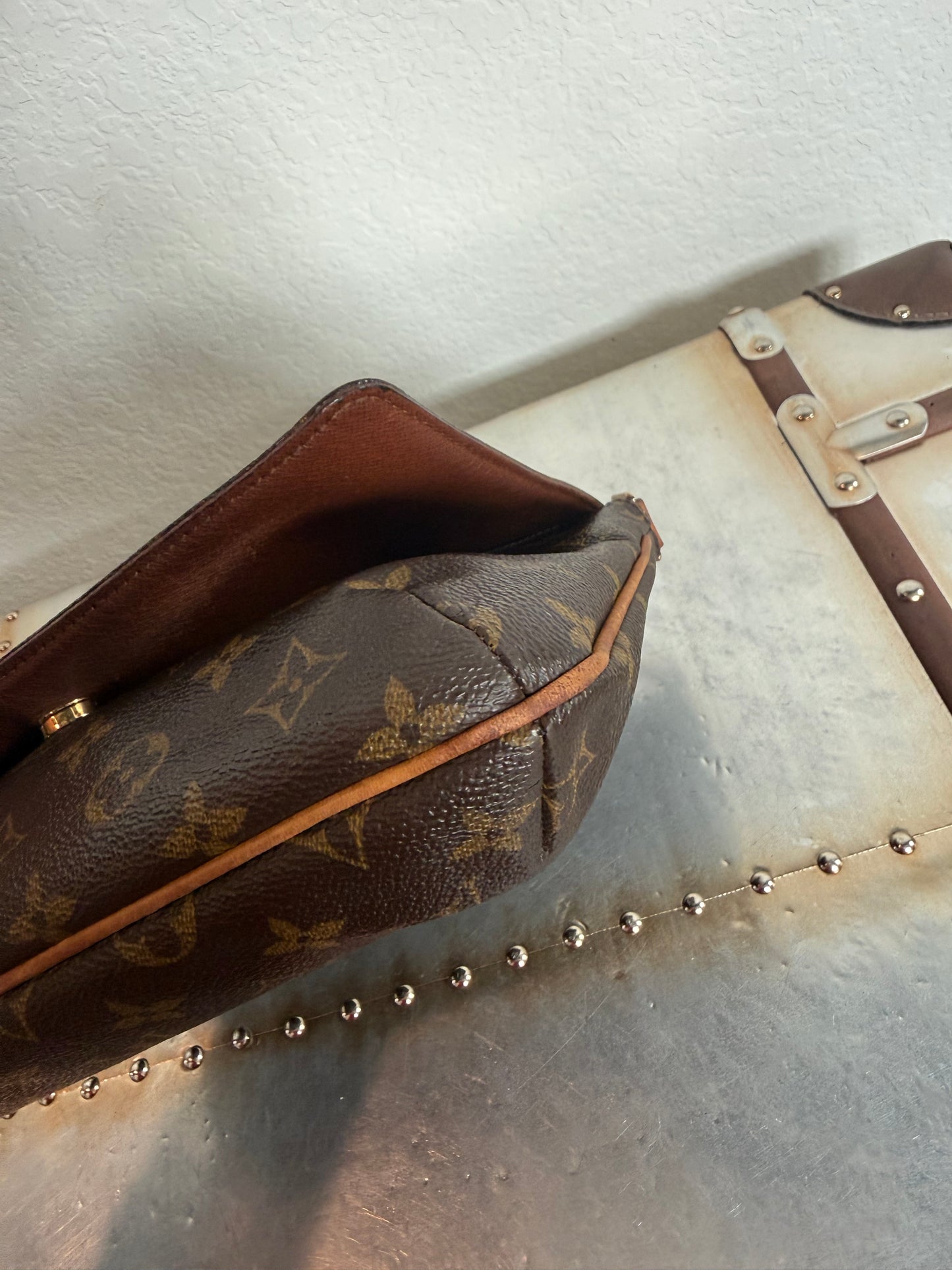 Pre-owned Authentic Louis Vuitton Musette Tango Monogram Shoulder Bag