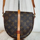 Pre-owned Authentic Louis Vuitton Chantilly PM Monogram Crossbody Bag
