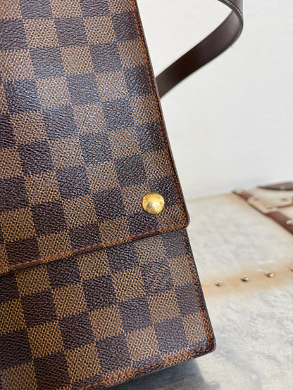Pre-owned Louis Vuitton Portobello Damier Ebene Shoulder Bag