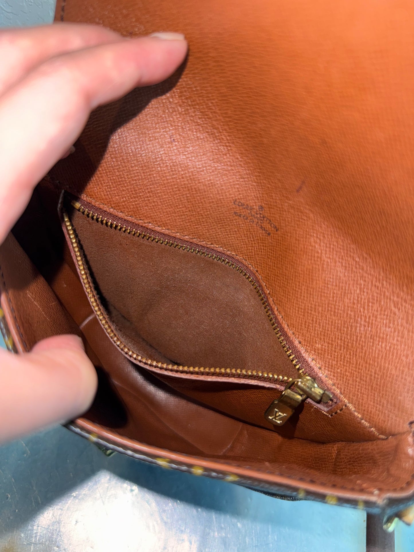 Pre-owned Authentic Louis Vuitton Chantilly PM Monogram Crossbody Bag