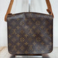 Pre-owned Louis Vuitton Cartouchiere MM Monogram Shoulder / Crossbody Bag