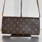Pre-owned Authentic Louis Vuitton Pochette Twin GM Monogram Shoulder Bag