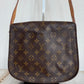 Pre-owned Authentic Louis Vuitton Saint Cloud GM Monogram Crossbody Bag