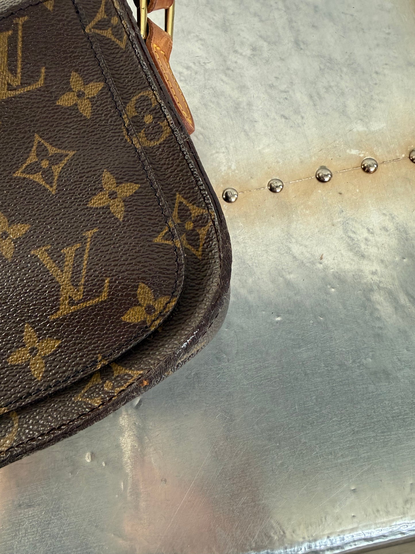 Pre-owned Authentic Louis Vuitton Saint Cloud PM Monogram Shoulder / Crossbody Bag