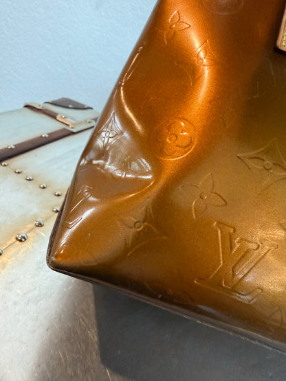 Pre-owned Authentic Louis Vuitton Reade PM Vernis Handbag