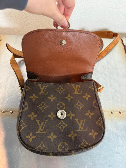 Pre-owned Authentic Louis Vuitton Saint Cloud PM Monogram Crossbody Bag