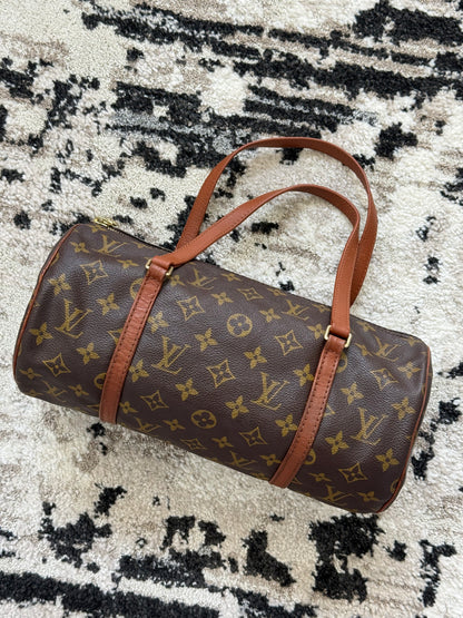 Pre-owned Vintage Authentic Louis Vuitton Papillon 30 Monogram Handbag