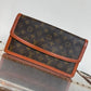Pre-owned Authentic Louis Vuitton Monogram Dame Clutch Handbag