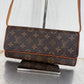 Pre-owned Authentic Louis Vuitton Pochette Twin GM Monogram Shoulder Bag