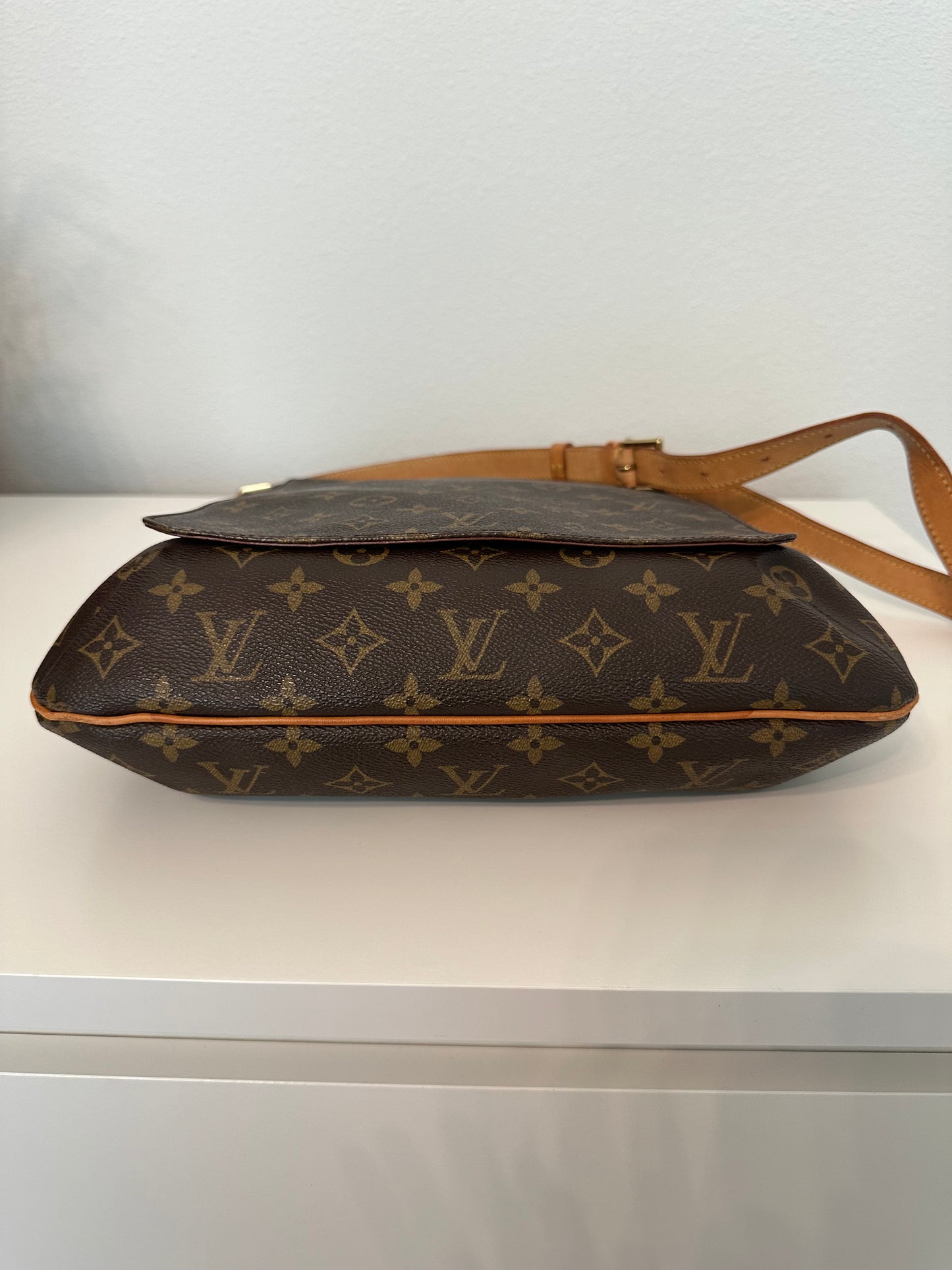 Pre-owned Authentic Louis Vuitton Musette Salsa GM Monogram Shoulder / Crossbody Bag