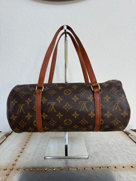 Pre-owned Vintage Authentic Louis Vuitton Papillon 30 Monogram Handbag