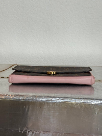 Pre-owned Authentic Louis Vuitton Flore Monogram Long Wallet