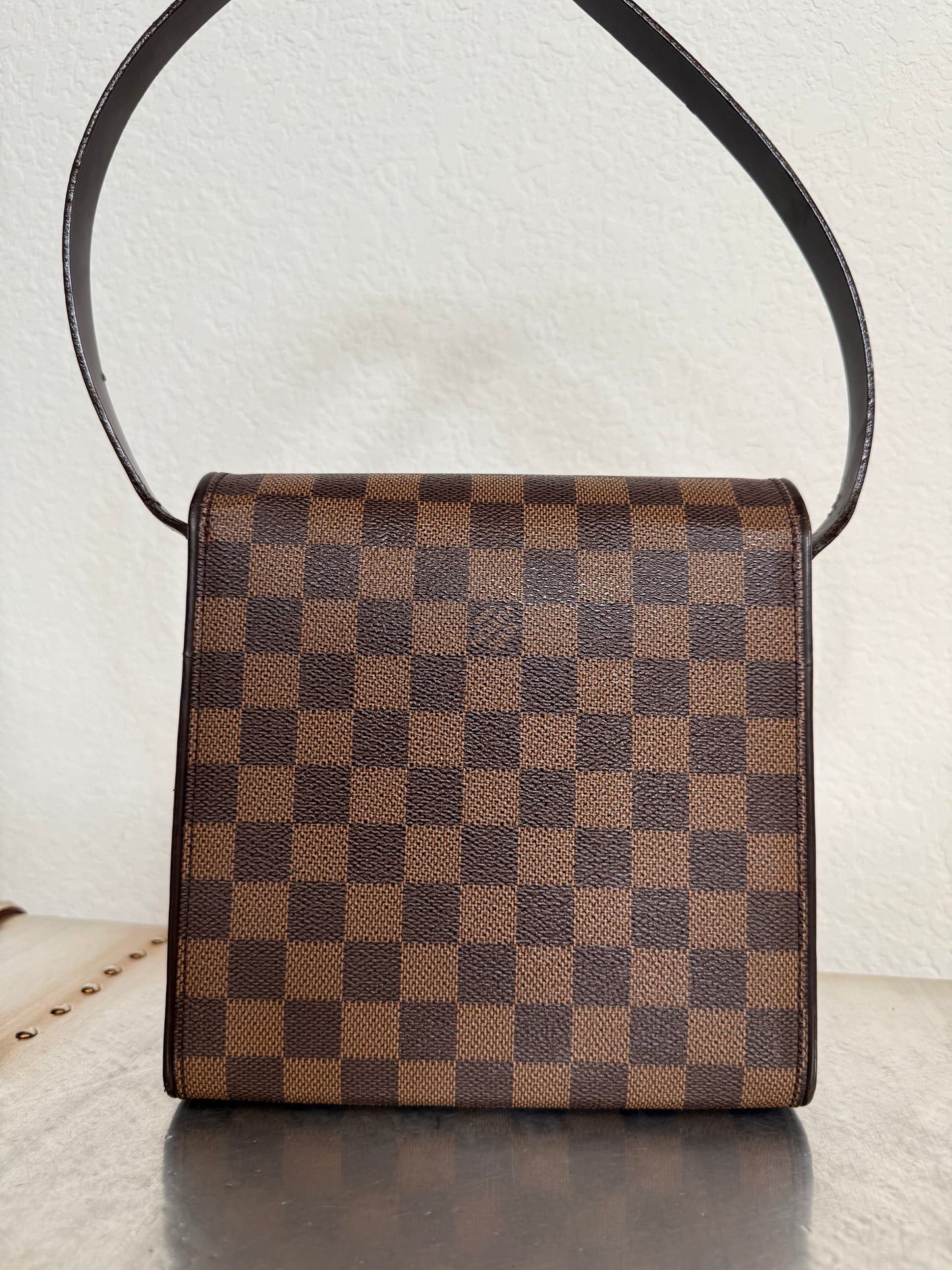 Pre-owned Louis Vuitton Tribeca Mini Damier Ebene Shoulder Bag / Handbag