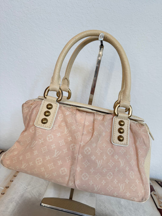 Pre-owned Authentic Louis Vuitton Trapeze PM Monogram Mini Lin Bag