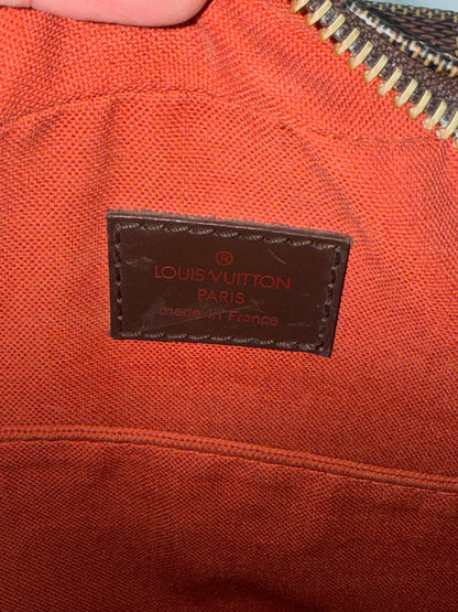Pre-owned Authentic Louis Vuitton Olav PM  Damier Ebene Crossbody Bag
