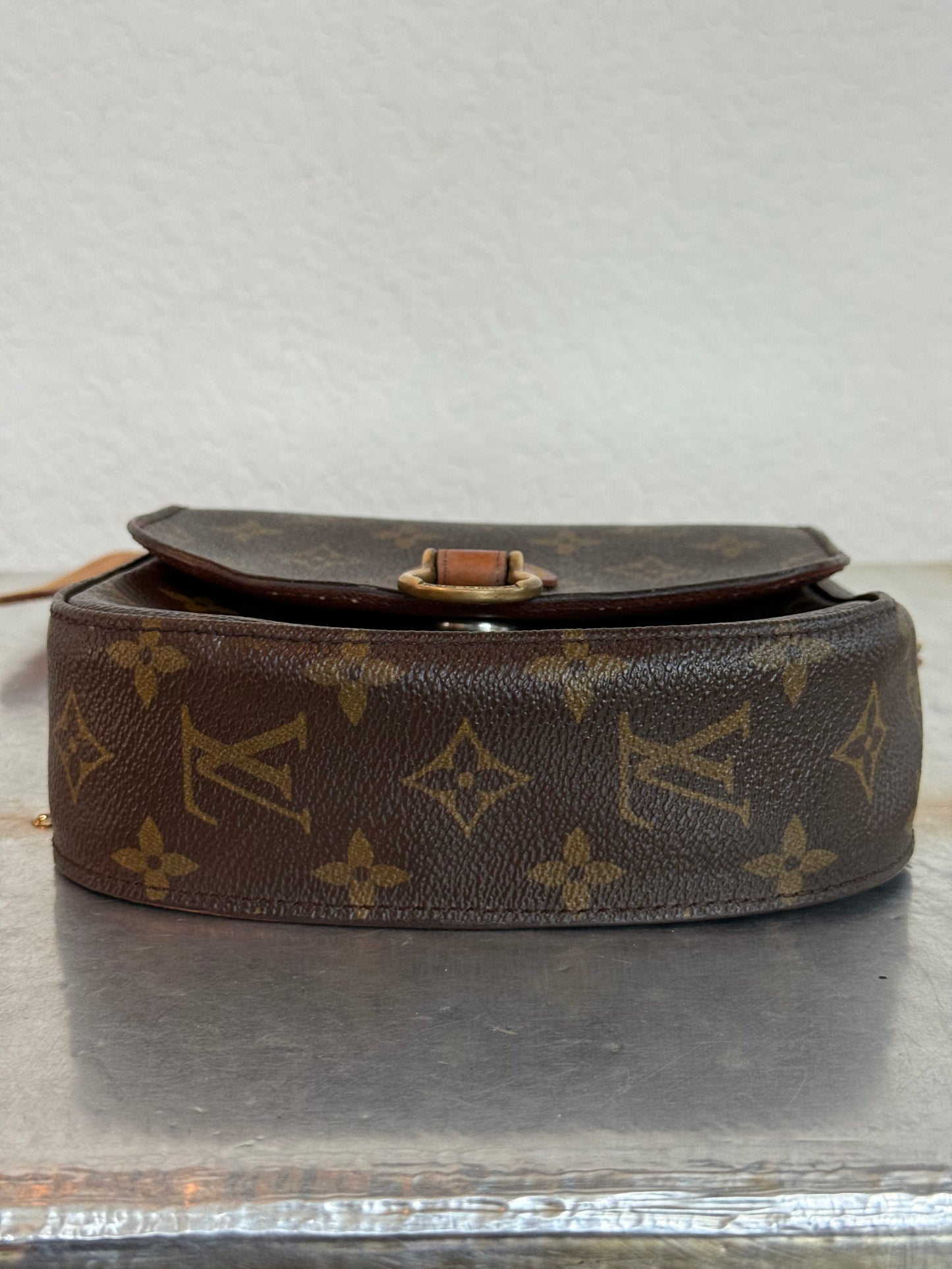 Pre-owned Authentic Louis Vuitton Saint Cloud PM Monogram Crossbody Bag