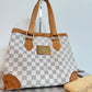 Pre-owned Louis Vuitton Hampstead PM Damier Azur Tote / Shoulder Bag