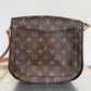 Pre-owned Authentic Louis Vuitton Saint Cloud GM Monogram Crossbody Bag