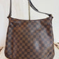 Pre-owned Authentic Louis Vuitton Bloomsbury PM Damier Ebene Shoulder / Crossbody Bag