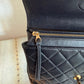 Pre-owned Authentic Chanel Vintage Caviar Square Backpack