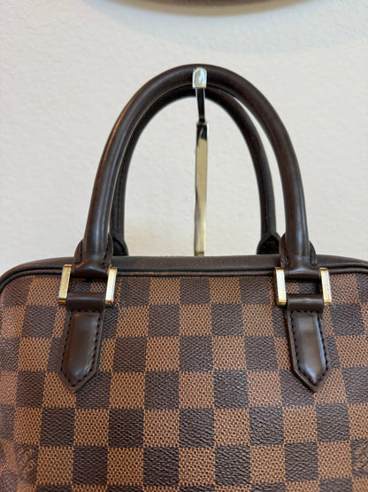 Pre-owned Authentic Louis Vuitton Brera Damier Ebene Handbag
