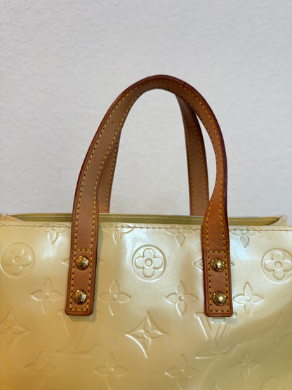Pre-owned Authentic Louis Vuitton Reade PM Vernis Handbag