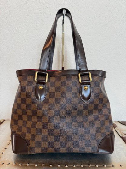 Pre-owned Louis Vuitton Hampstead MM Damier Ebene Tote / Shoulder Bag