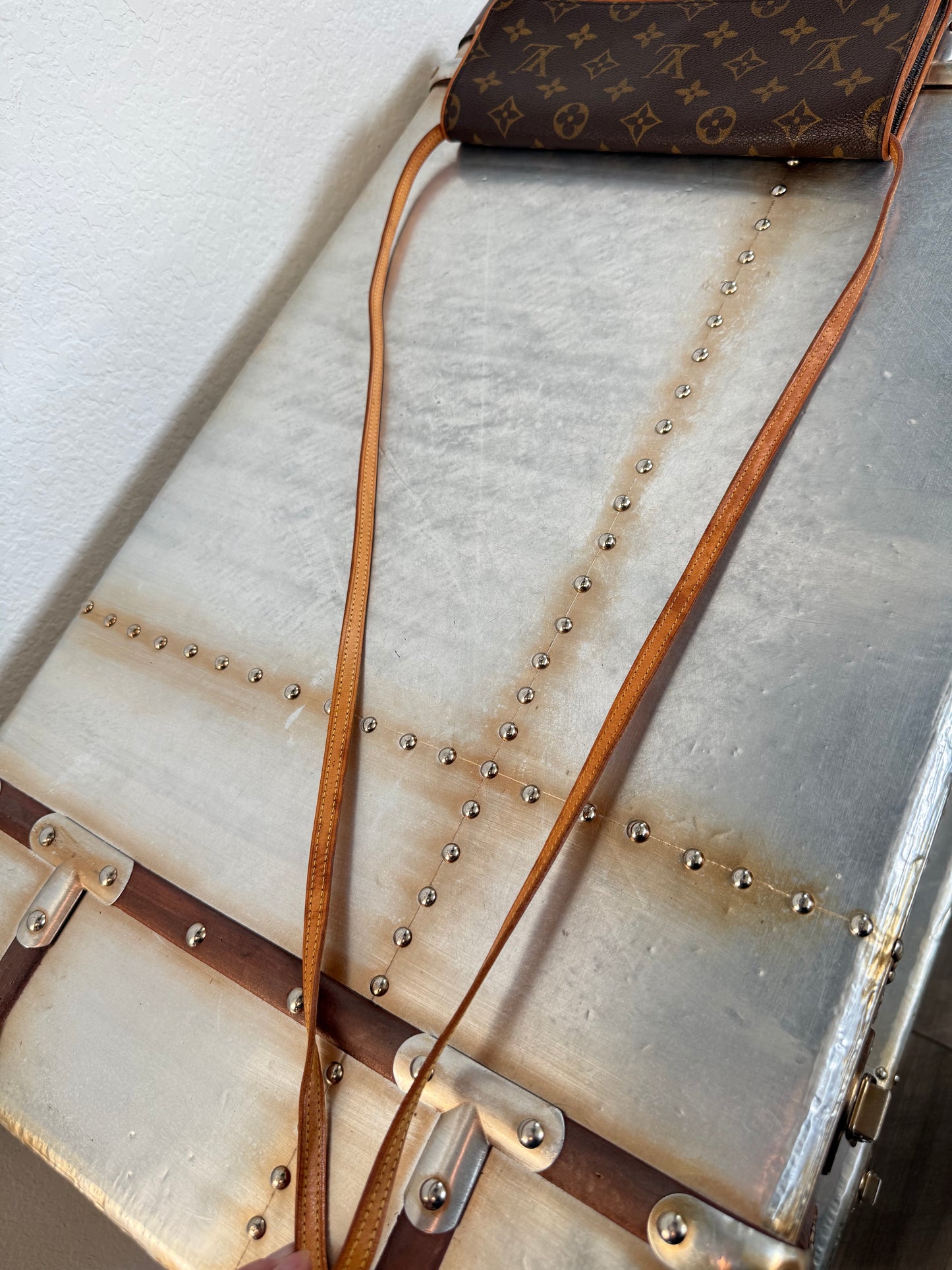 Pre-owned Authentic Louis Vuitton Pochette Twin GM Monogram Shoulder Bag