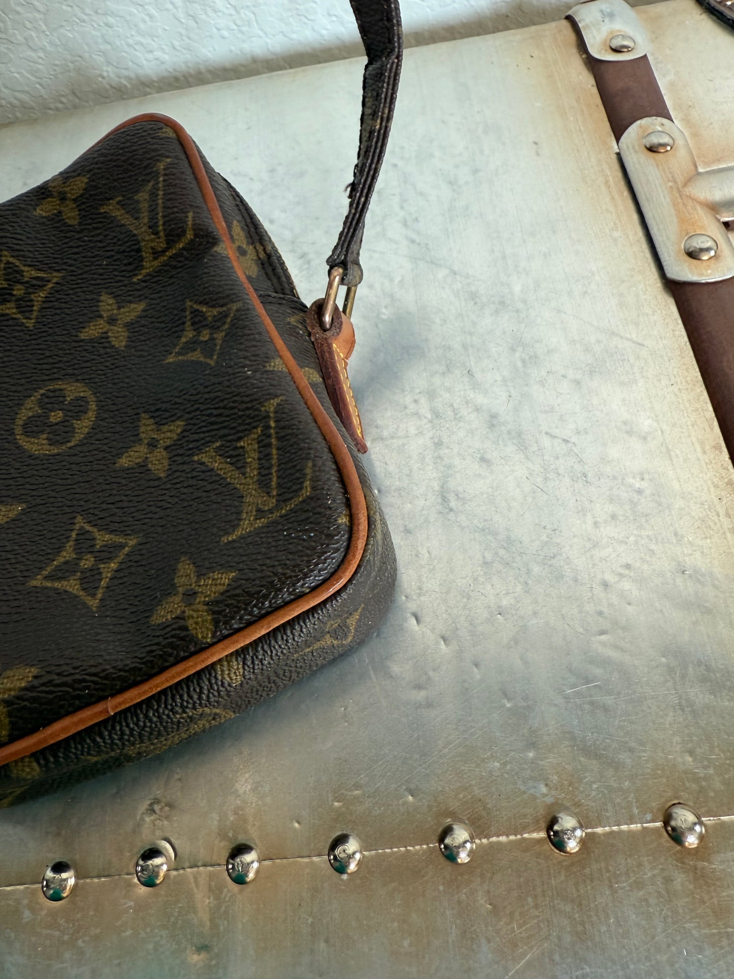 Pre-owned Louis Vuitton Mini Danube Monogram Crossbody Bag