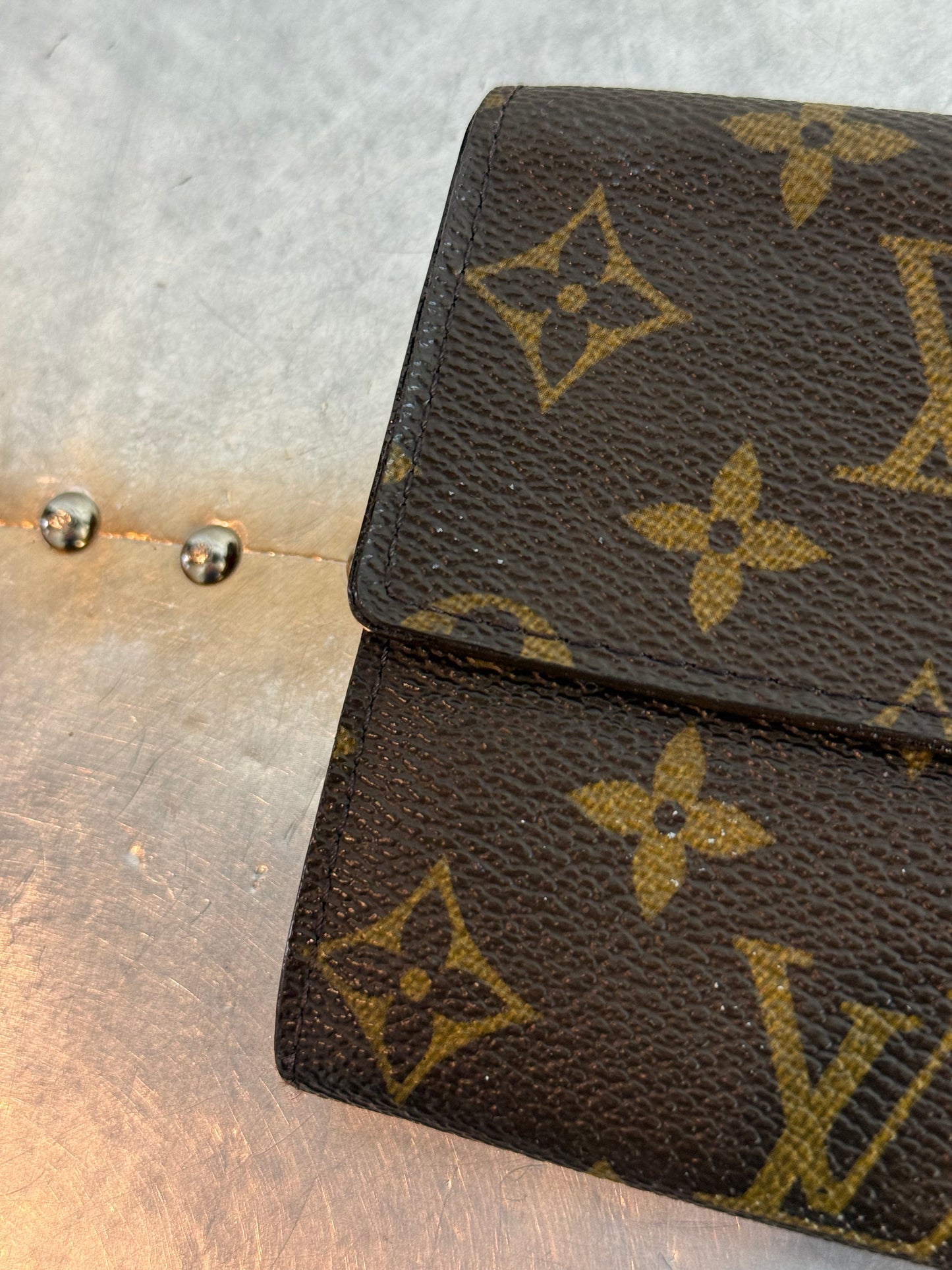 Pre-owned Authentic Louis Vuitton Portefeuille Sarah Monogram Long Wallet